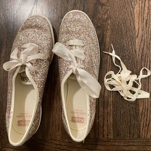 Pink Sparkly Kate Spade Keds